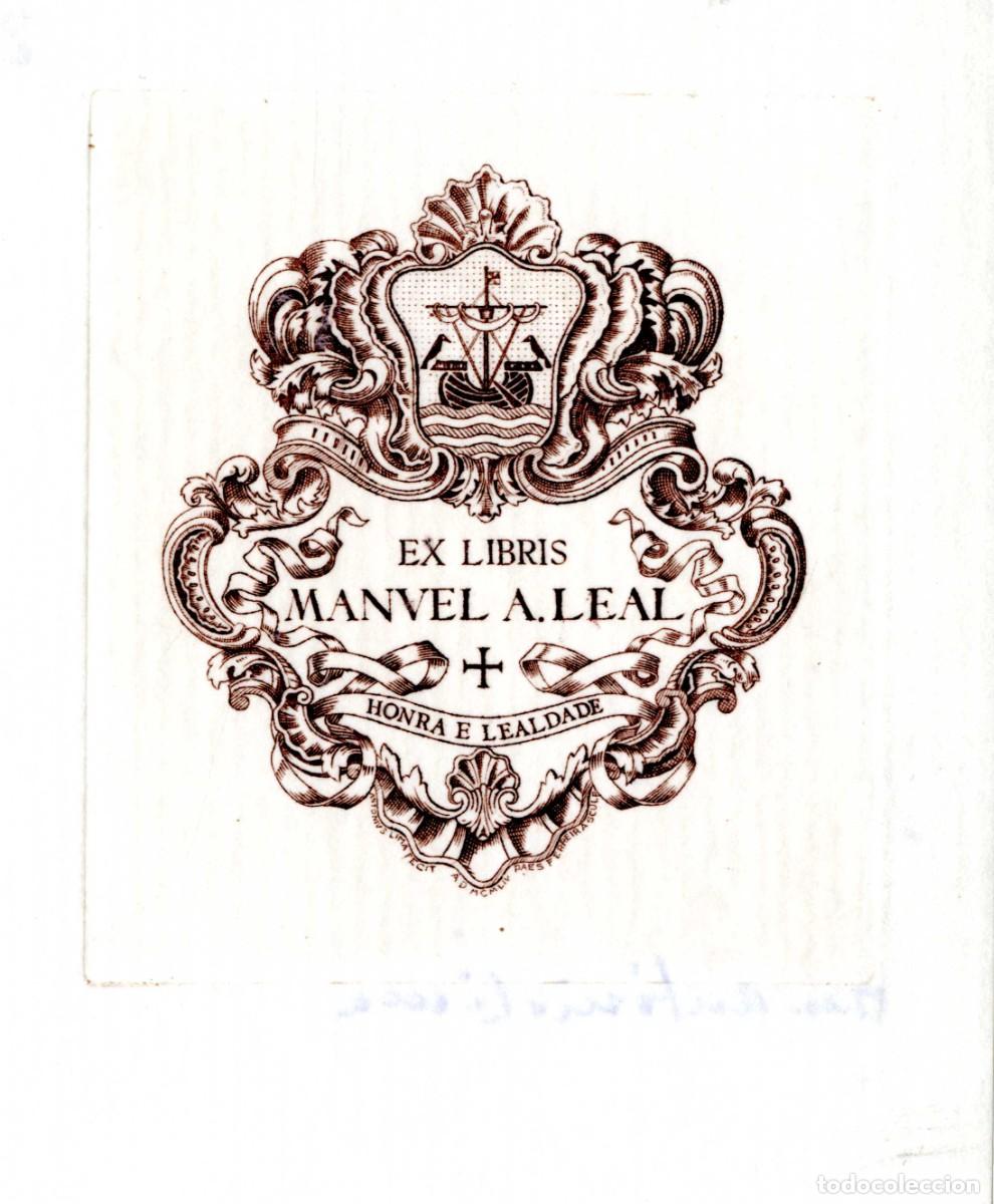 Arte: Antonio Lima. Ex libris Manuel Leal - Foto 1