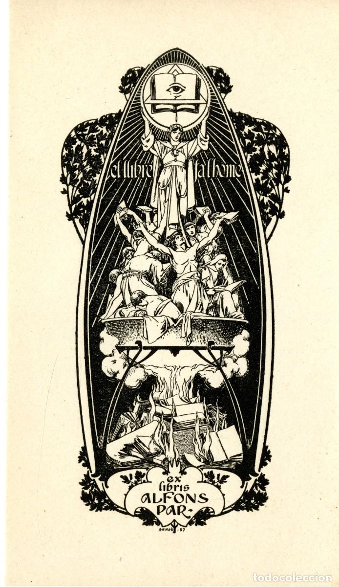 Arte: Triad&oacute;. Ex libris Alfonso Par - Foto 1