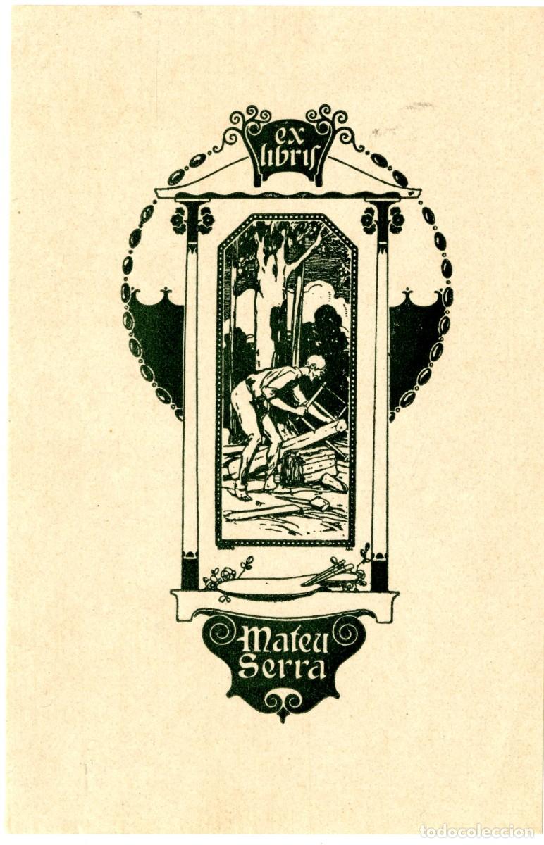 Arte: Triad&oacute;. Ex libris Mateu Serra - Foto 1