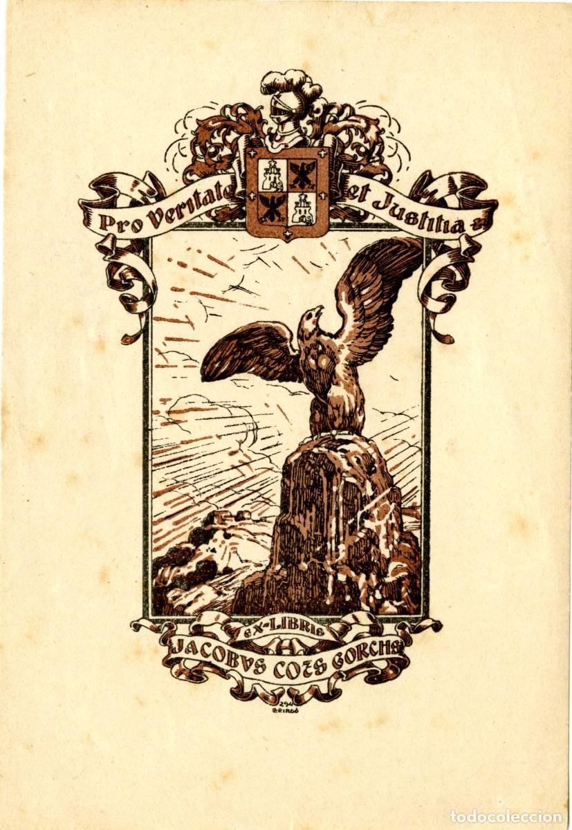 Arte: Triad&oacute;. Ex libris Jacobus Cots Gorchs - Foto 1
