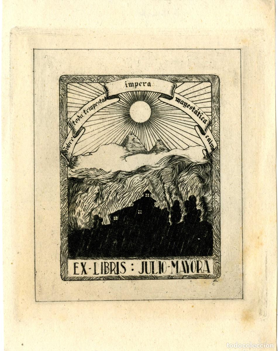 Arte: Jos&eacute; Luis Hidalgo. Ex libris Juan Mayora - Foto 1