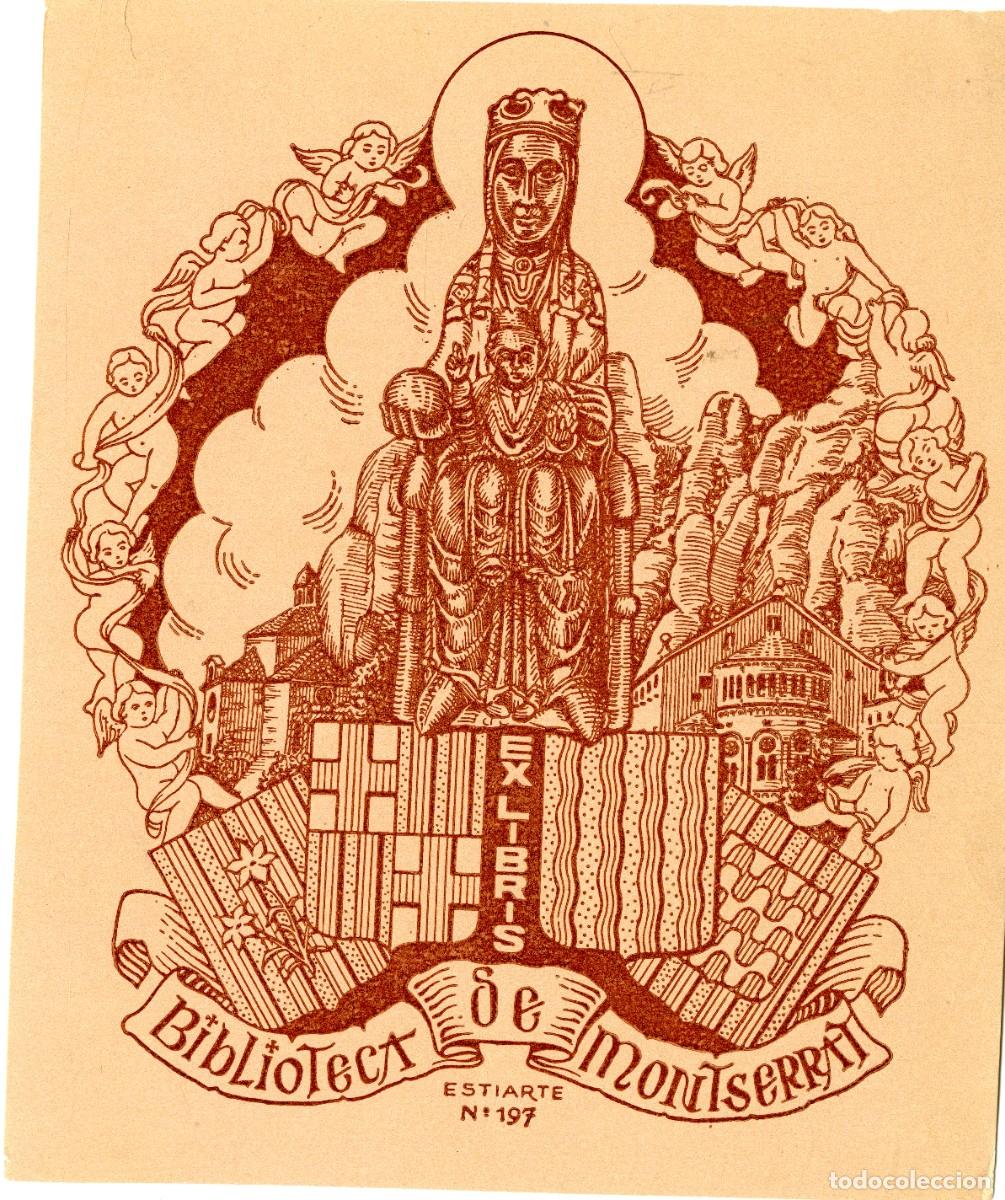 Arte: Estiarte. Ex Libris Biblioteca de Motserrat - Foto 1