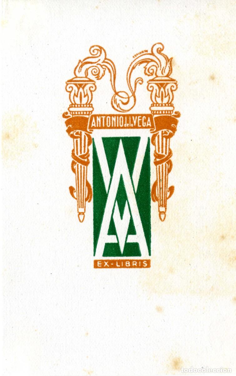 Arte: Estiarte. Ex Libris para Antonio de la Vega - Foto 1