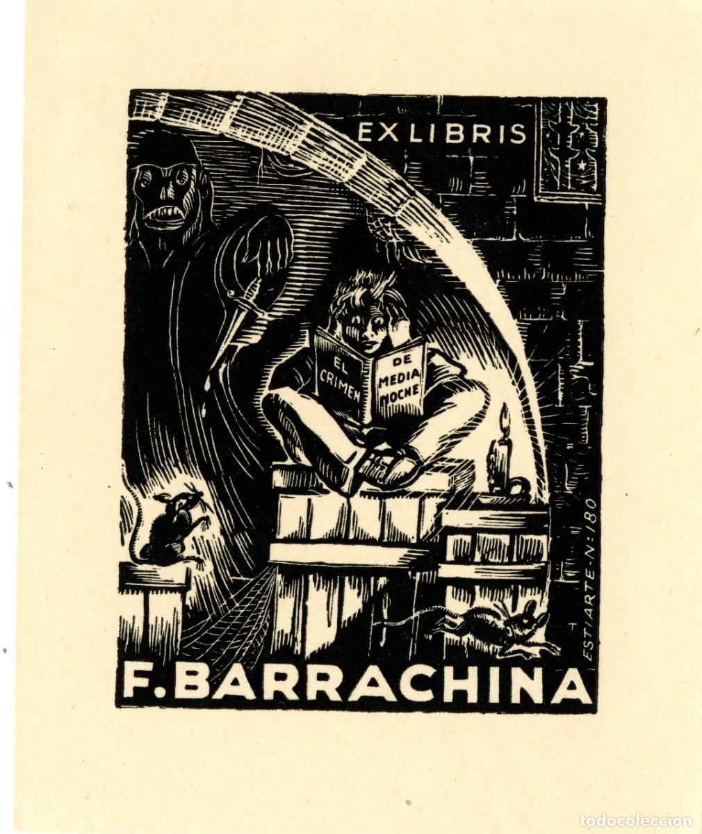 Arte: Estiarte. Ex Libris F. Barrachina - Foto 1