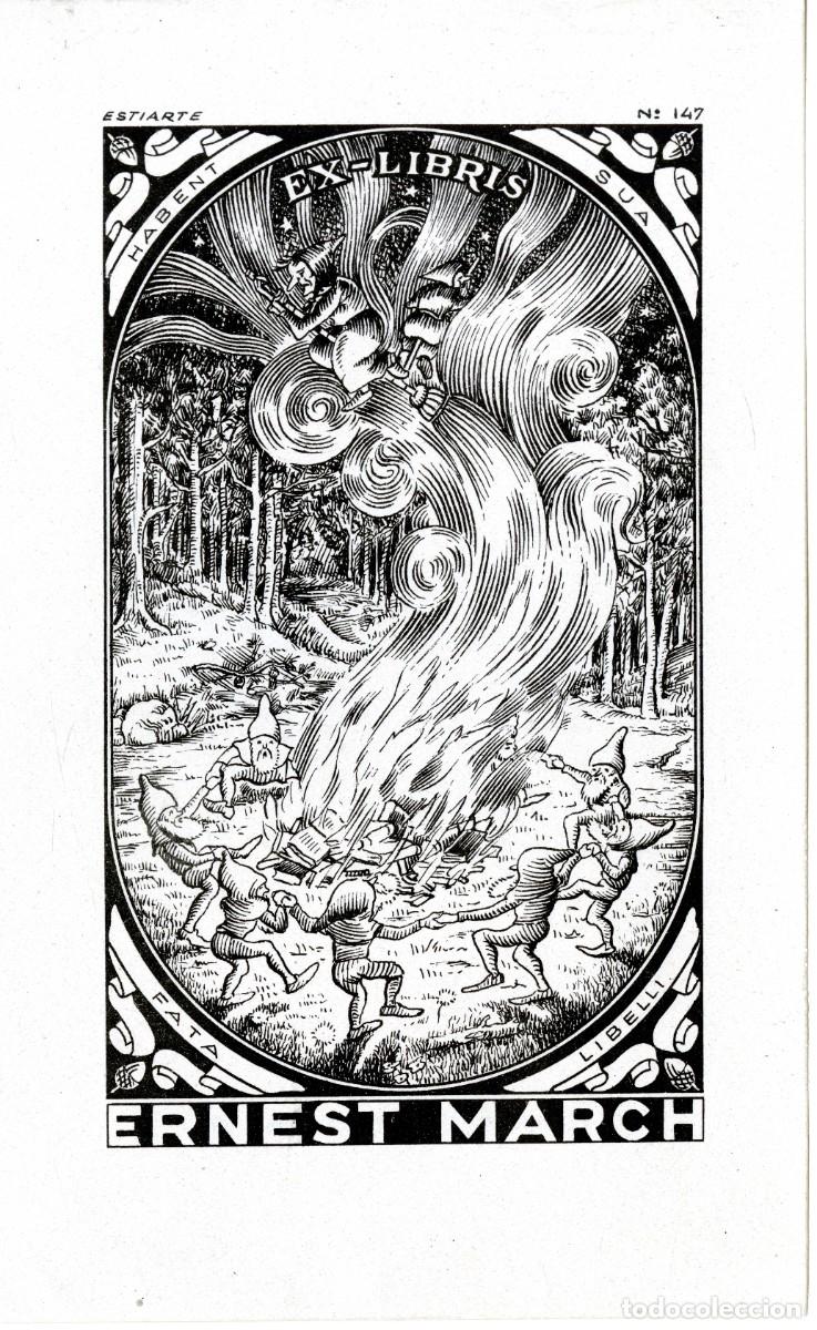Arte: Estiarte. Ex Libris Ernest March - Foto 1