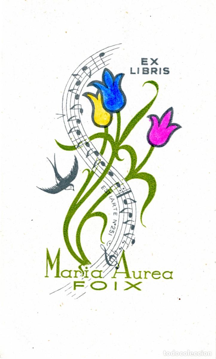 Arte: Estiarte. Ex Libris Maria Aurea Foix - Foto 1