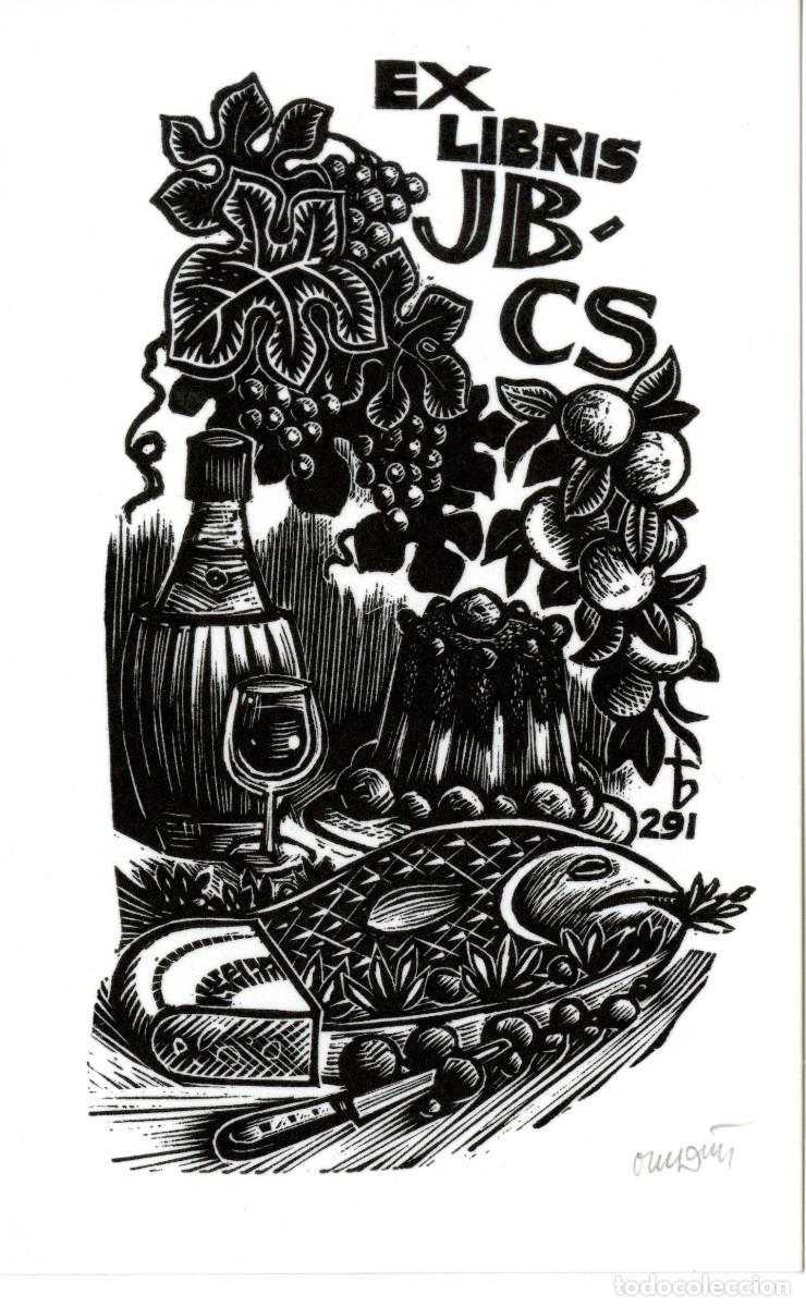 Arte: Oriol M&ordf; Div&iacute;. Ex Libris J B. CS. - Foto 1