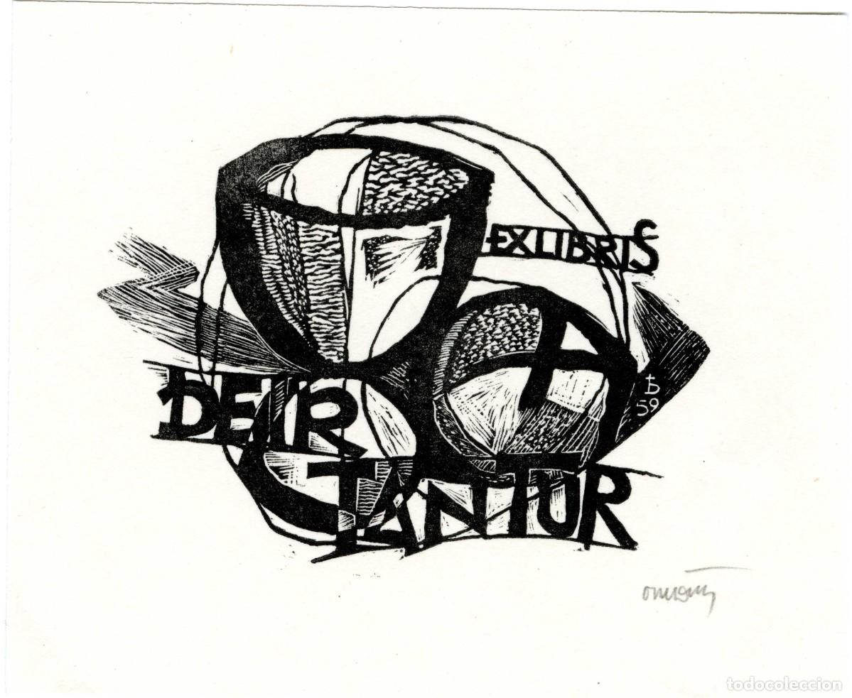 Arte: Oriol M&ordf; Div&iacute;. Ex Libris Der Tantur - Foto 1