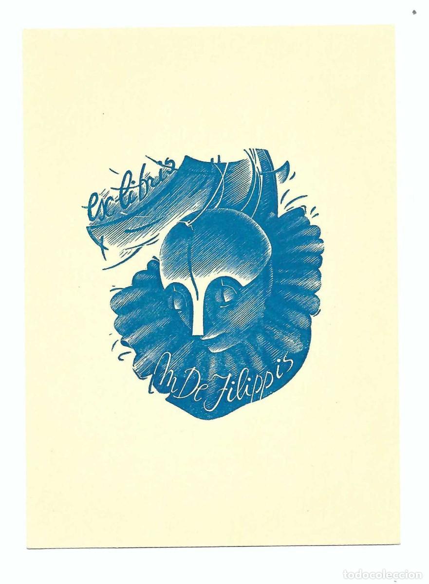 Arte: EX- LIBRIS.- MARIO DE FILIPPIS. ARTE. LIBROS - Foto 1