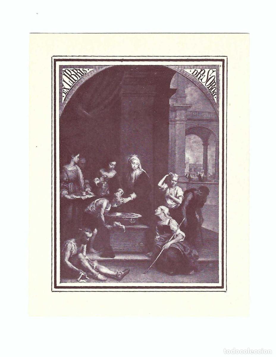 Arte: EX- LIBRIS.- DR. SOROA. ARTE. PINTURA. LIBROS - Foto 1
