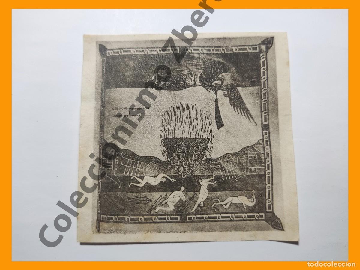 Arte: Ex Libris sin identificar - 1944? - Foto 1