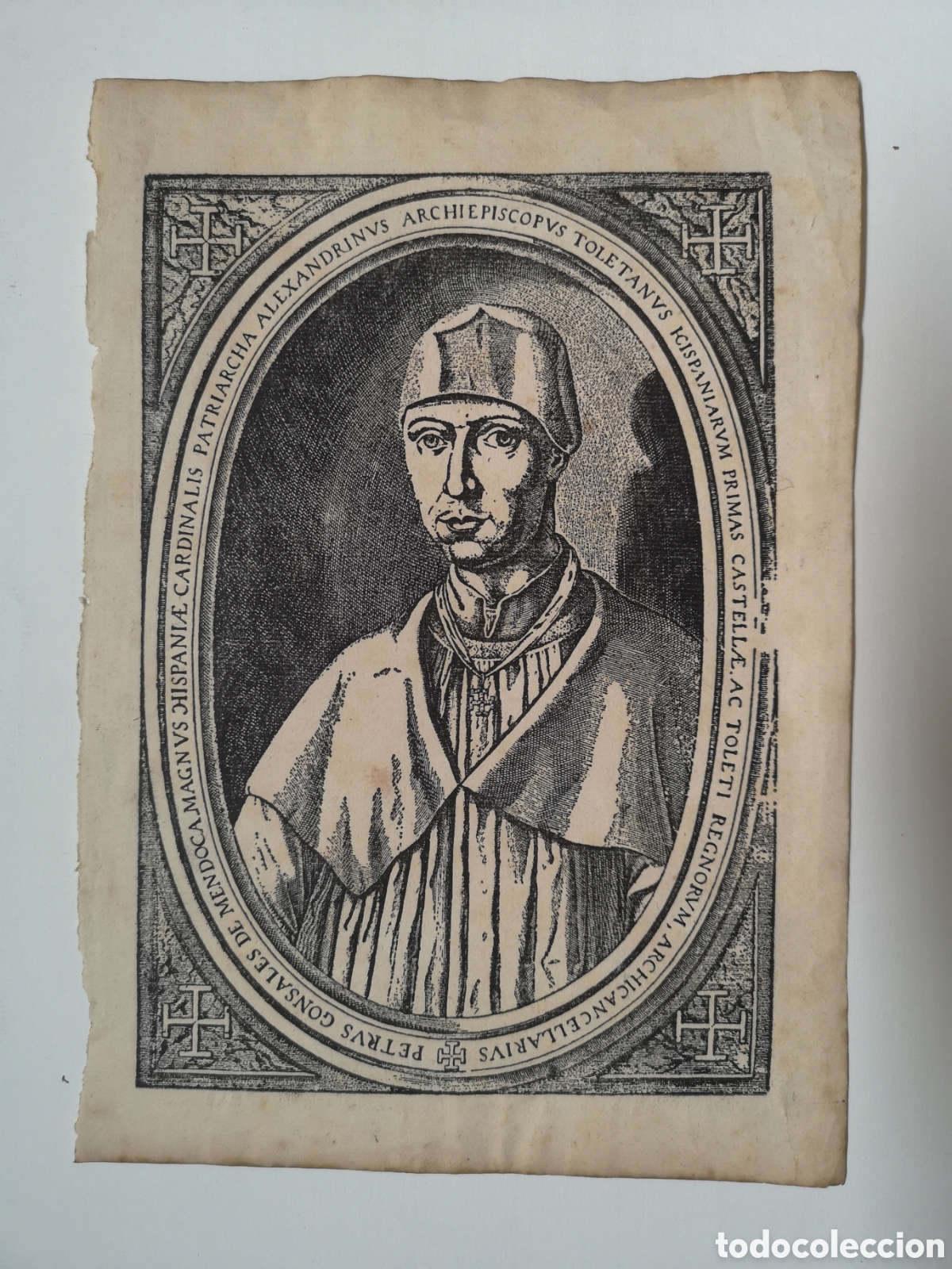 Arte: Grabado Pedro Gonz&aacute;lez de Mendoza - Foto 1