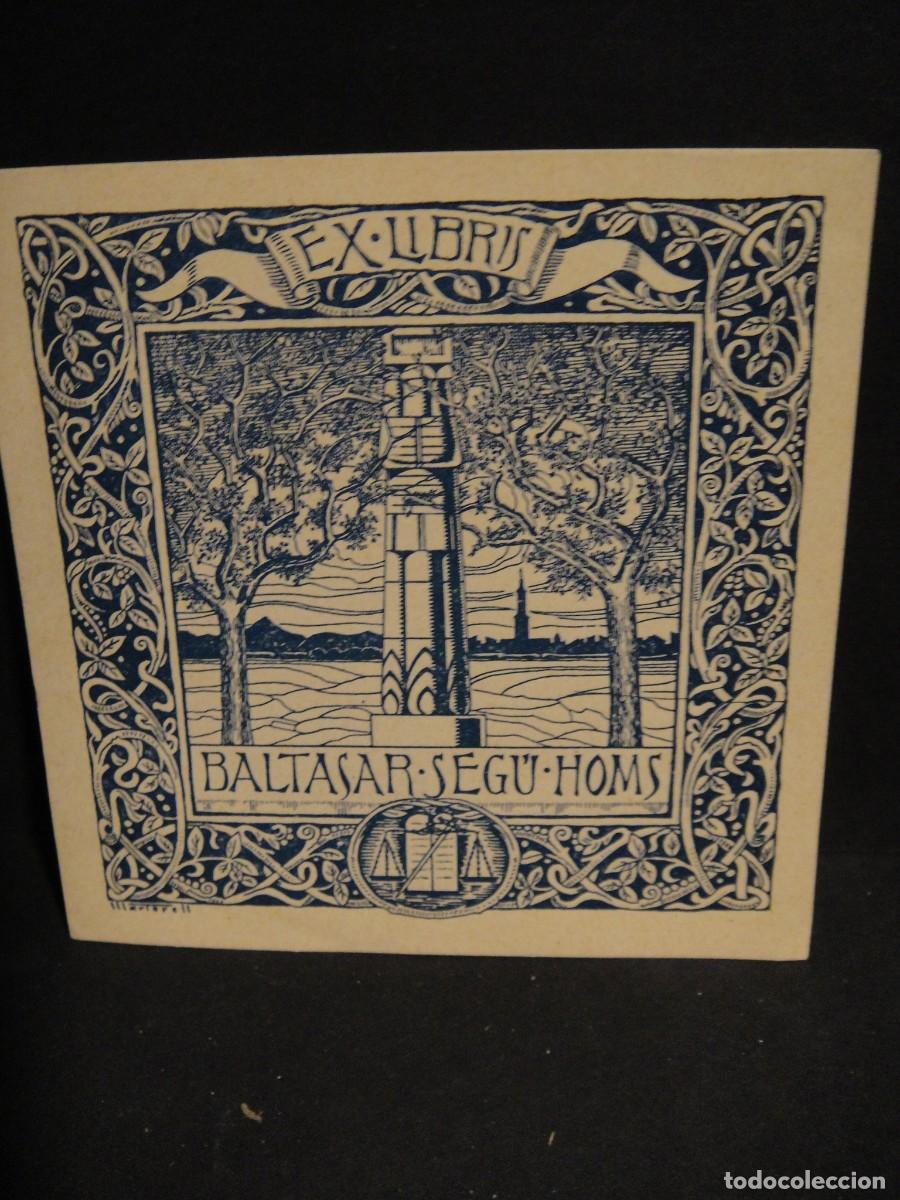Arte: exlibris para baltasar segu i homs - martorell - Foto 1