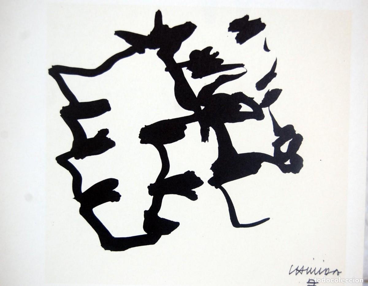 Arte: EDUARDO CHILLIDA - Litografia offset 1977 . 34 x 24 cm. - Foto 1
