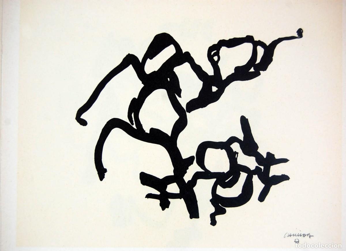 Arte: EDUARDO CHILLIDA - Litografia offset 1977 . 34 x 24 cm. - Foto 1