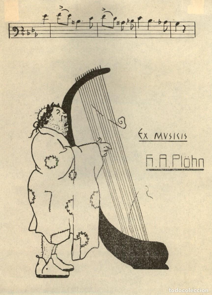 Arte: A. Pl&ouml;hn Exlibris Bookplate Ex-Libris 14 X 11 Cent&iacute;metros - Foto 1
