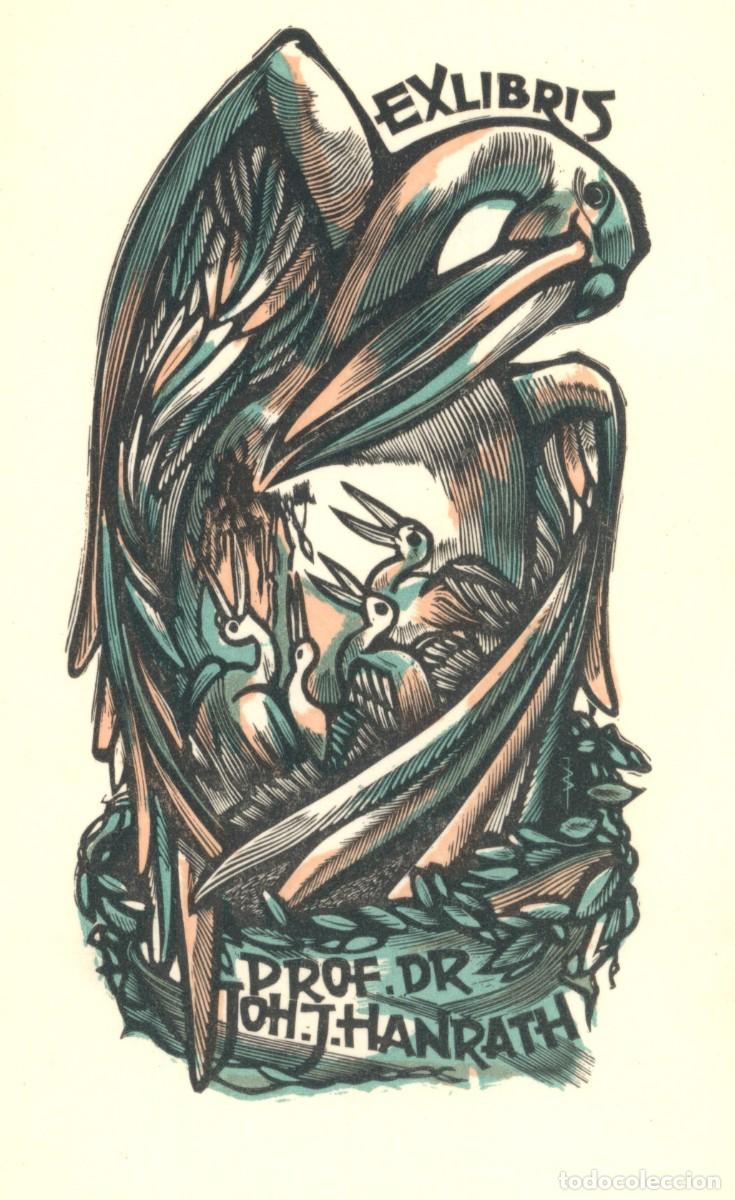 Arte: Jan Battermann Exlibris Bookplate Ex-Libris - 16 X 10 Cent&iacute;metros - Foto 1