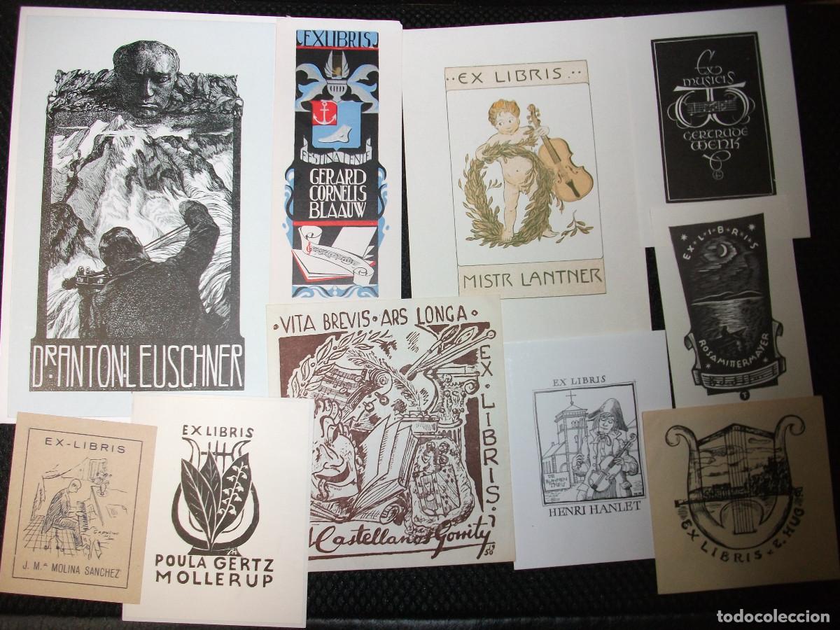 Arte: 35 EXLIBRIS DE TEMA MUSICA EX LIBRIS - Foto 2