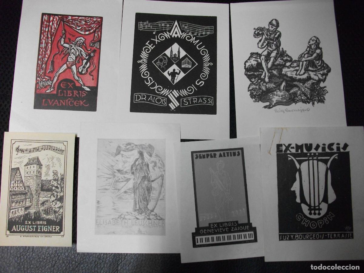Arte: 35 EXLIBRIS DE TEMA MUSICA EX LIBRIS - Foto 3