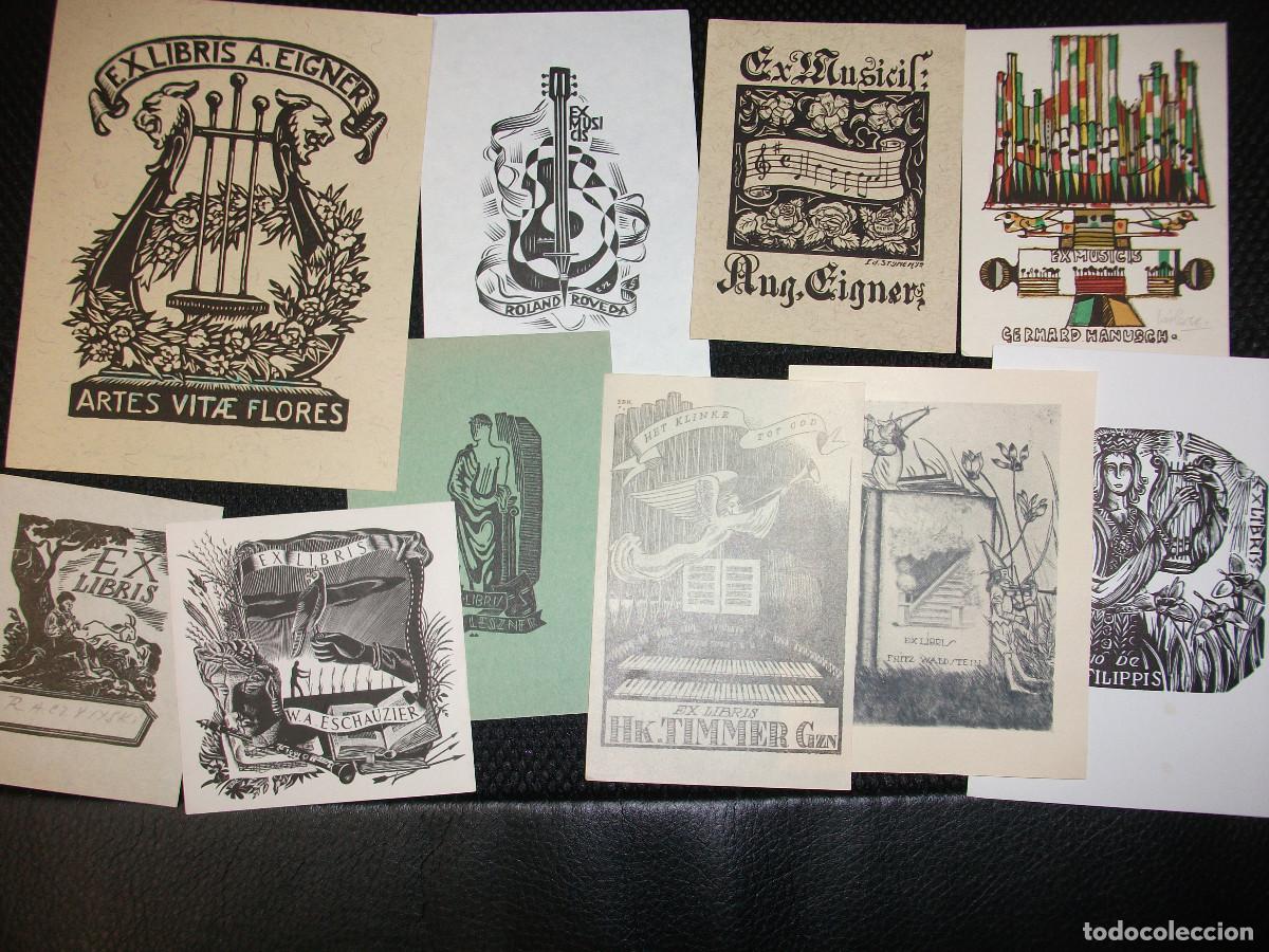Arte: 35 EXLIBRIS DE TEMA MUSICA EX LIBRIS - Foto 4