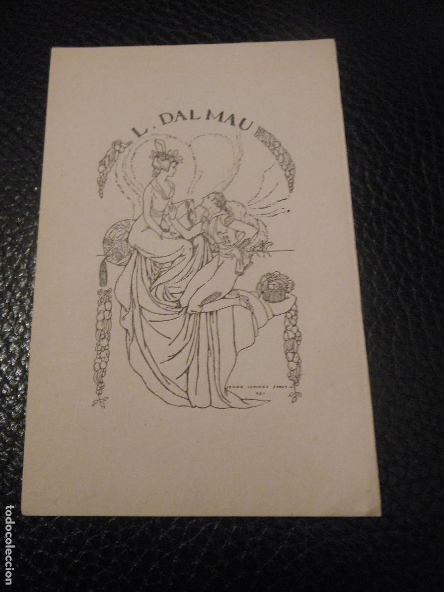Arte: EXLIBRIS DE ISMAEL SMITH PARA L. DLMAU - EX LIBRIS - Foto 1