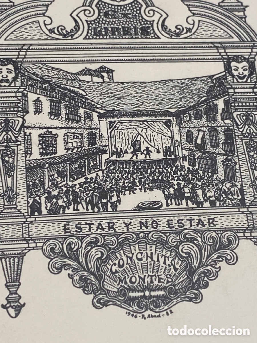 Arte: EX LIBRIS CONCHITA MONTES (ACTRIZ) - Foto 1