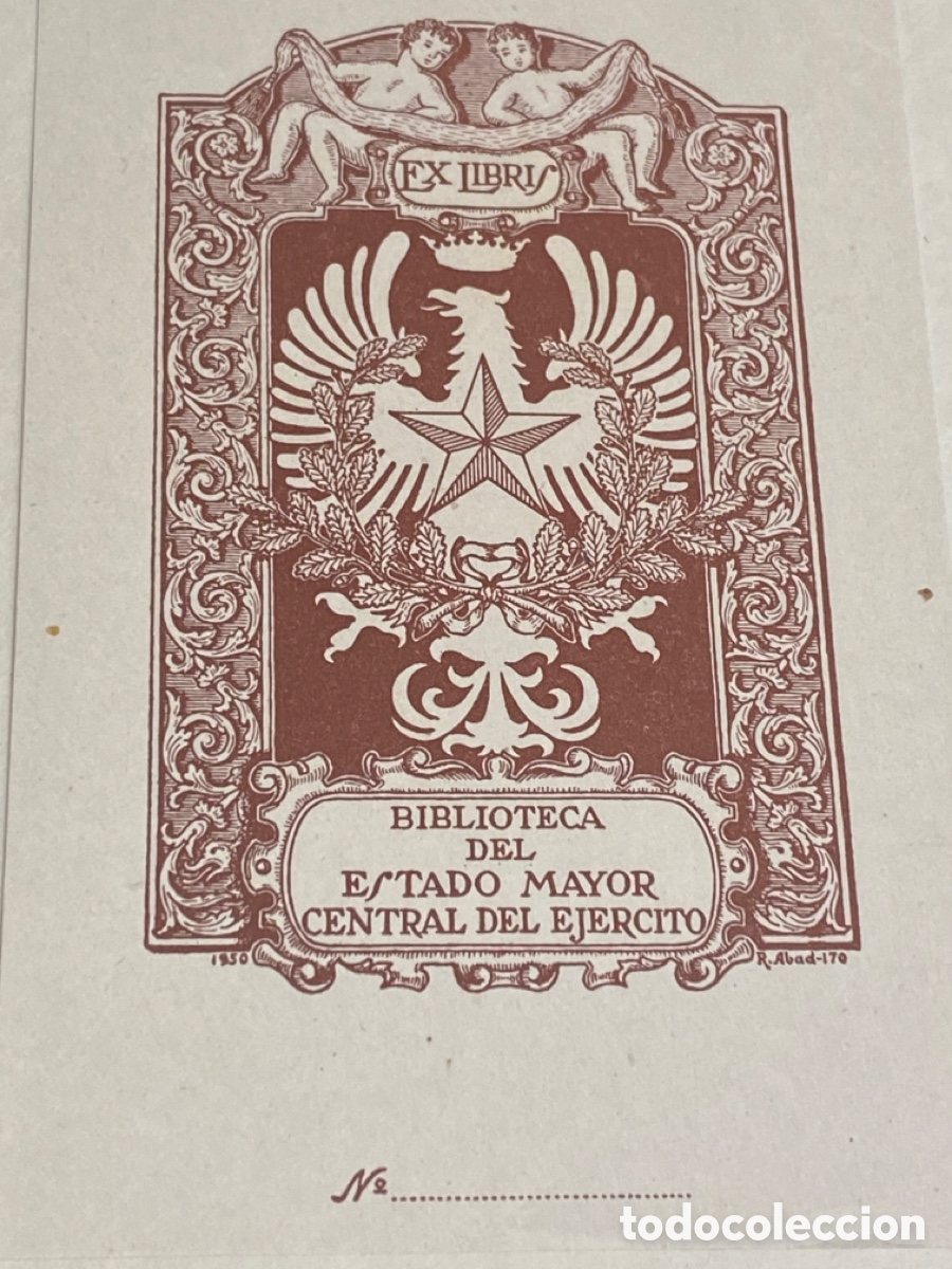 Arte: EX LIBRIS ESTADO MAYOR CENTRAL DEL EJERCITO - Foto 1
