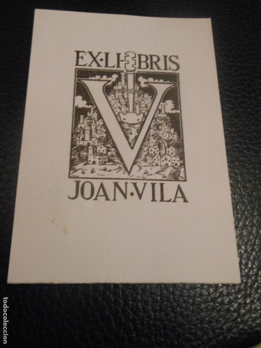 Arte: EXLIBRIS DE JOAN VILA PARA &Eacute;L EXLIBRIS OPUS 1 GRAN PAPEL - Foto 1