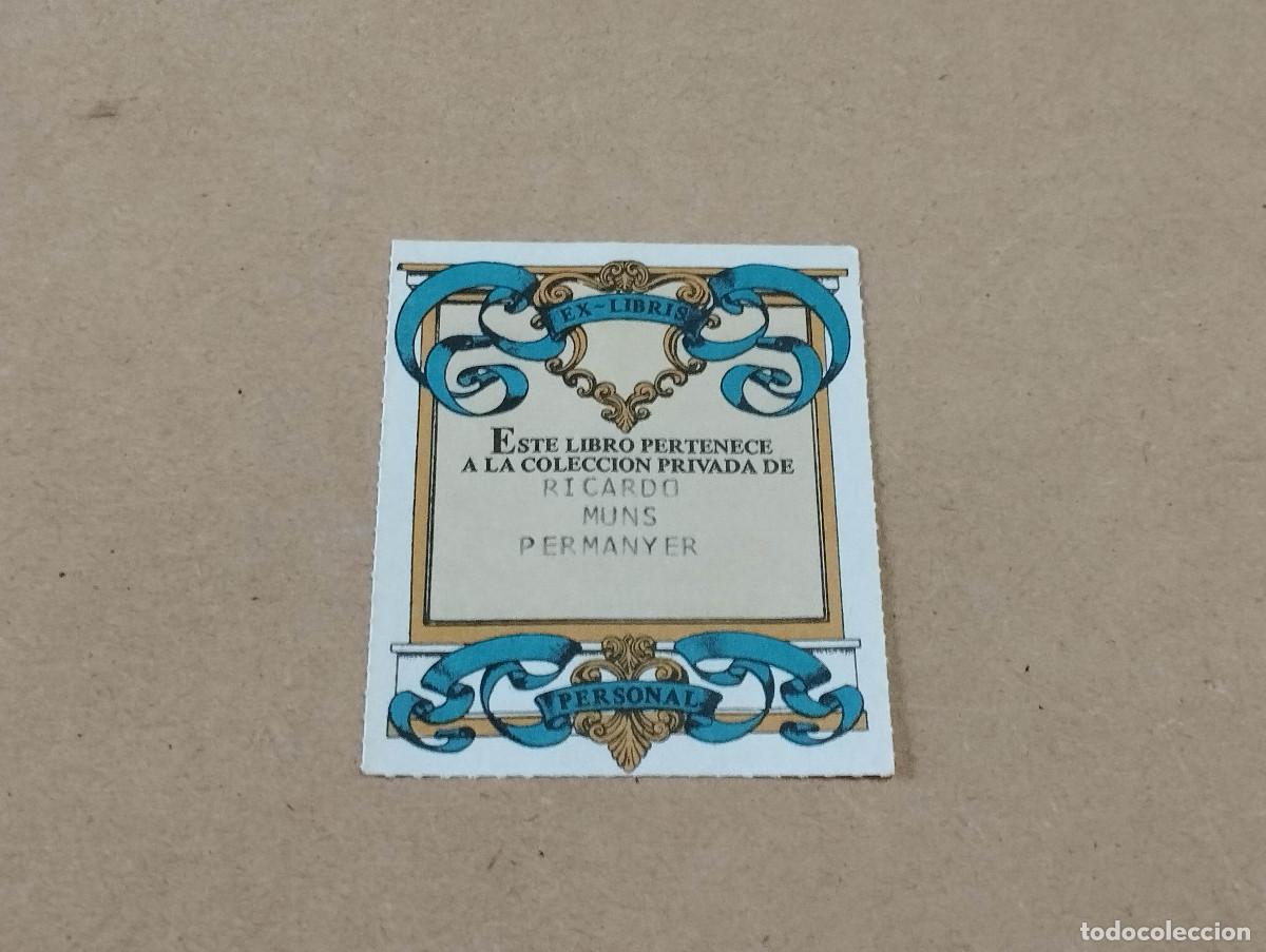Arte: EX-LIBRIS DE RICARDO MUNS PERMANYER - Foto 1