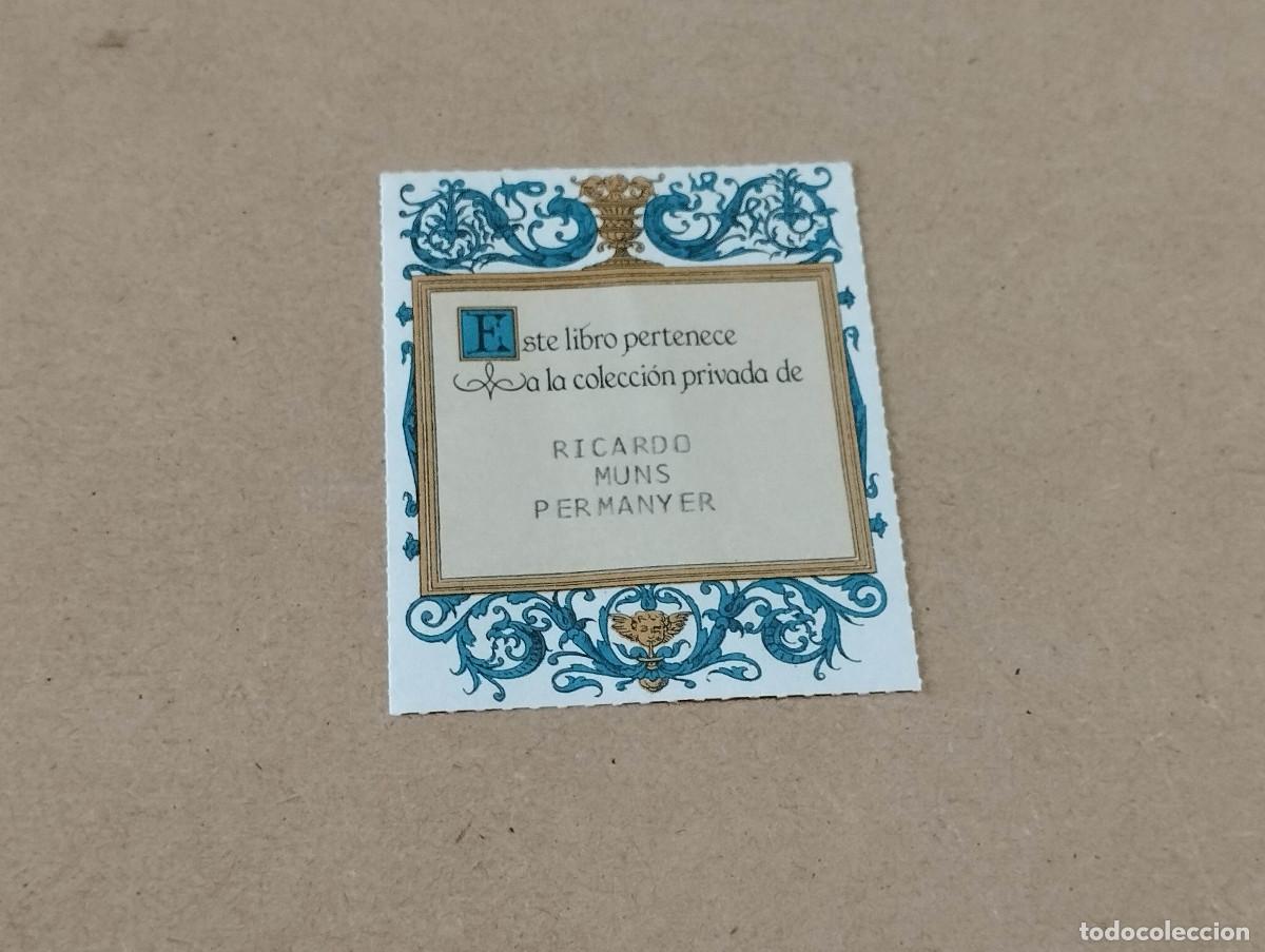 Arte: EX-LIBRIS DE RICARDO MUNS PERMANYER - Foto 1