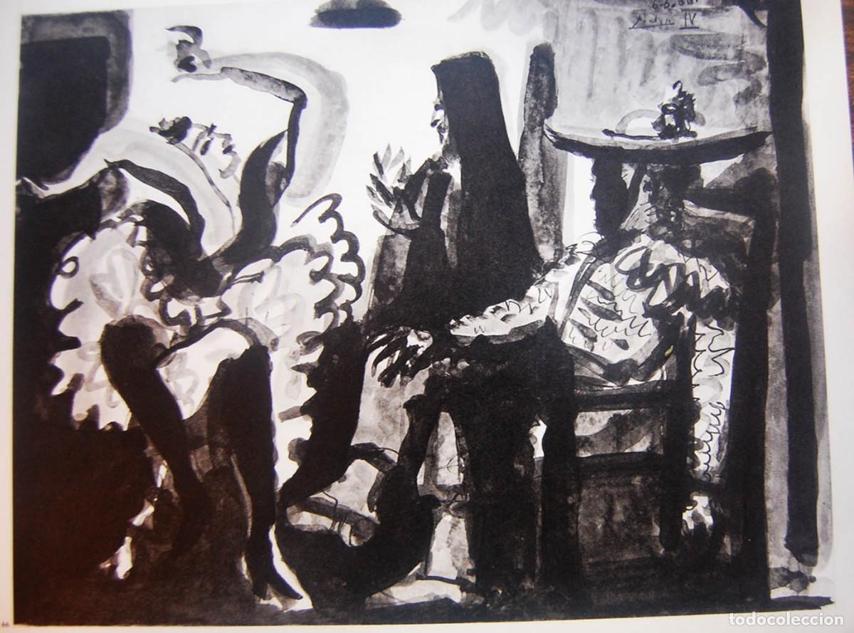 Arte: PABLO PICASSO - A LOS TOROS. Edici&oacute;n Andr&eacute; Sauret 1961 - Foto 1