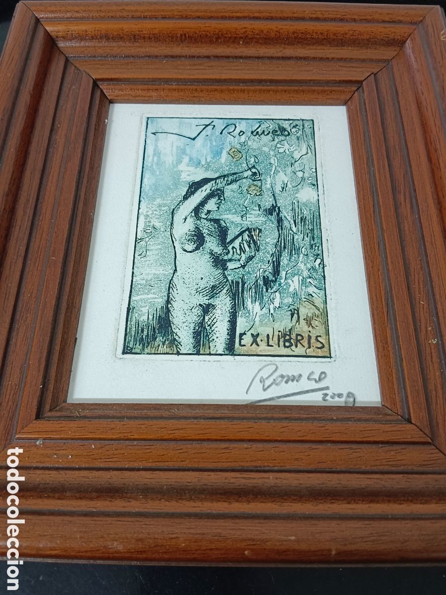 Arte: Dionis Romeo, aguafuerte exlibris 2009 - Foto 2