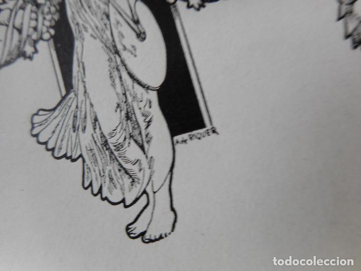 Arte: ANTIGUO EXLIBRIS EX LIBRIS JOAN SUBIRACHS. ALEXANDRE PIQUER - Foto 3