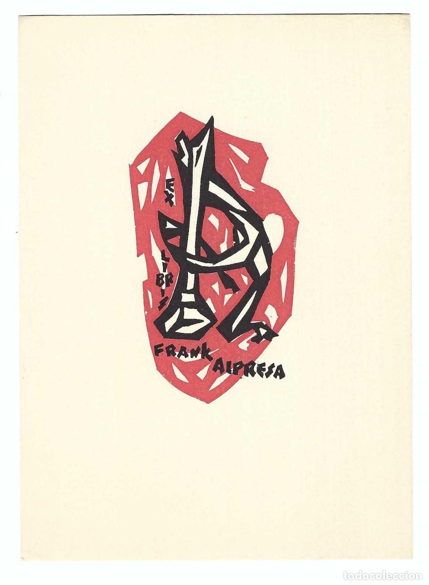 Arte: EX- LIBRIS.- FRANK ALPRESA. ARTE. LIBROS - Foto 1