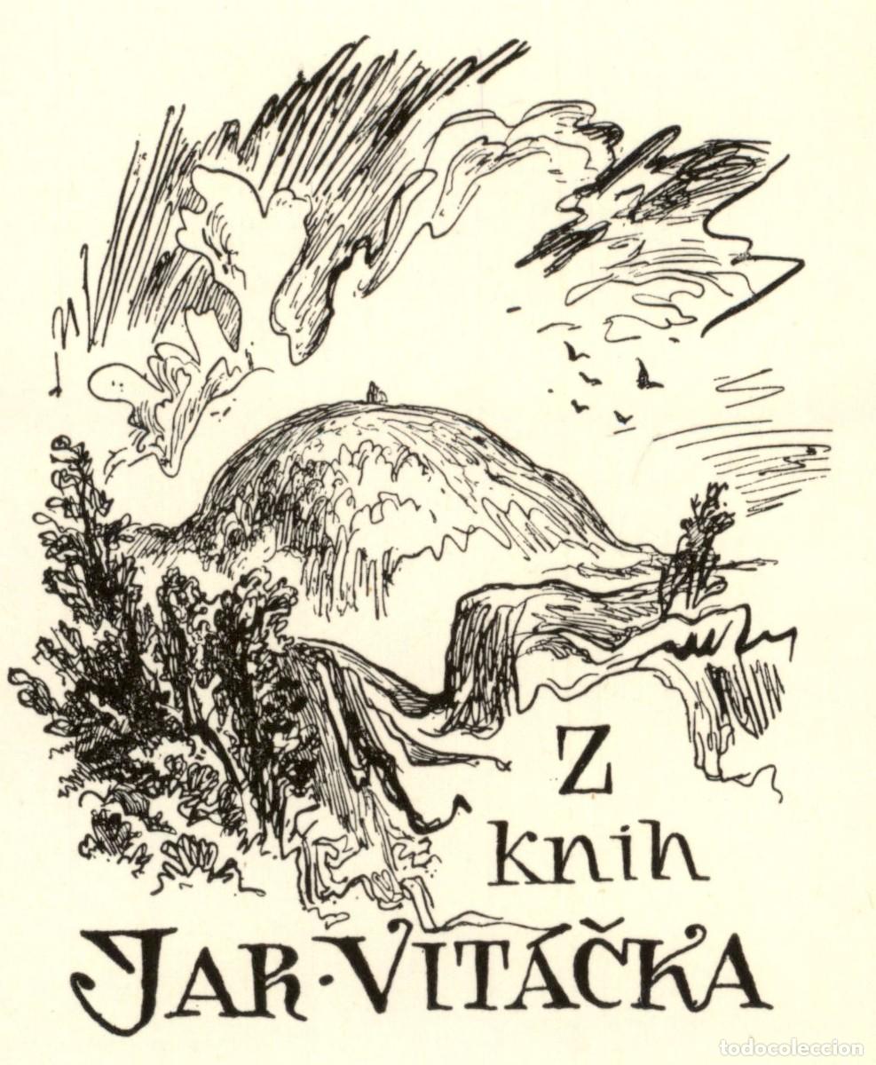 Arte: Exlibris Bookplate Ex-Libris Z Knih Jar Vitacka 10 x 8 cms. - Foto 1