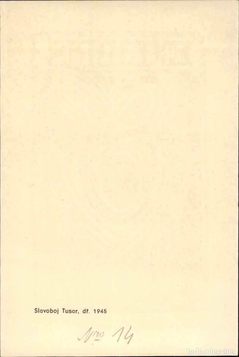 Arte: Exlibris Bookplate Ex-Libris Slovoboj Tusar 12 x 8 cms. - Foto 4