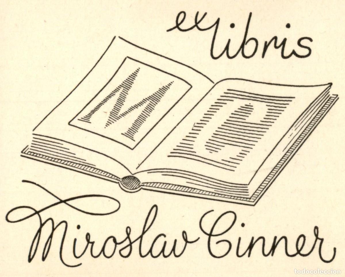 Arte: Miroslaw Cinner &ndash; O. Vasa 8 x 7 cms &ndash; Ex Libris, Bookplate, Exlibris - Foto 1