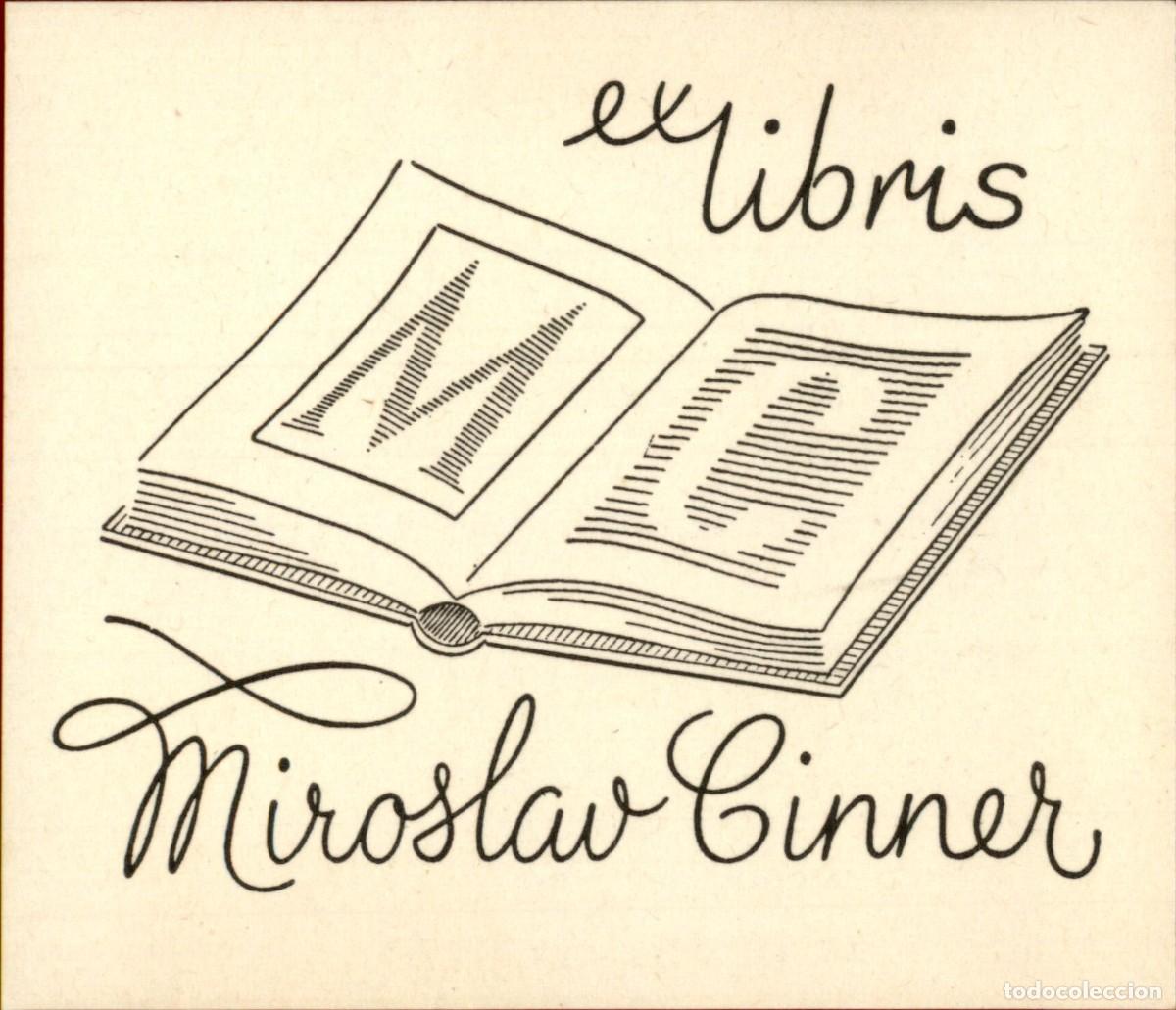 Arte: Miroslaw Cinner &ndash; O. Vasa 8 x 7 cms &ndash; Ex Libris, Bookplate, Exlibris - Foto 2