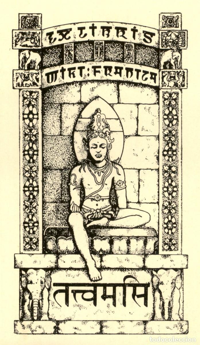 Arte: Jan Agopsowiez 12 x 7 cms &ndash; Ex Libris, Bookplate, Exlibris - Foto 1
