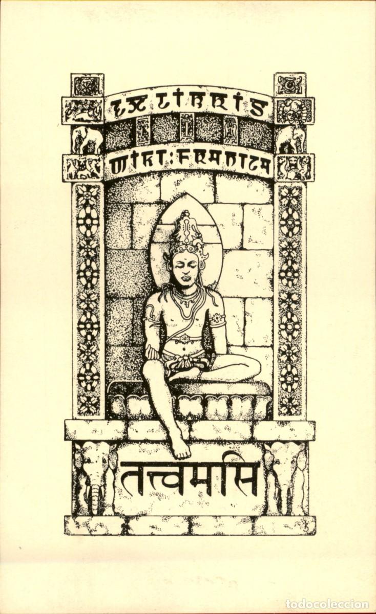 Arte: Jan Agopsowiez 12 x 7 cms &ndash; Ex Libris, Bookplate, Exlibris - Foto 2
