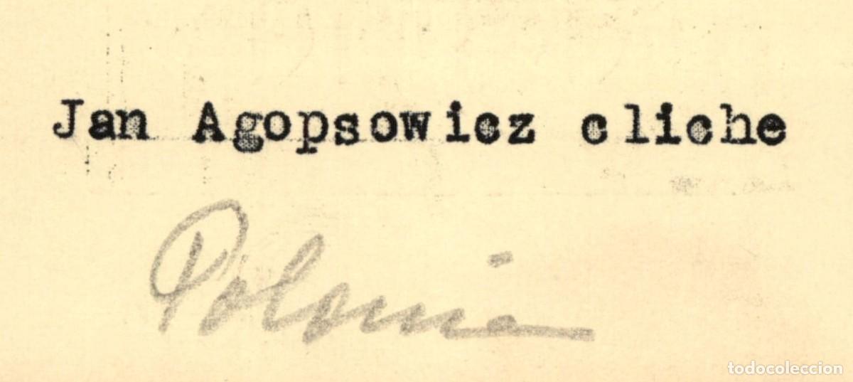 Arte: Jan Agopsowiez 12 x 7 cms &ndash; Ex Libris, Bookplate, Exlibris - Foto 3