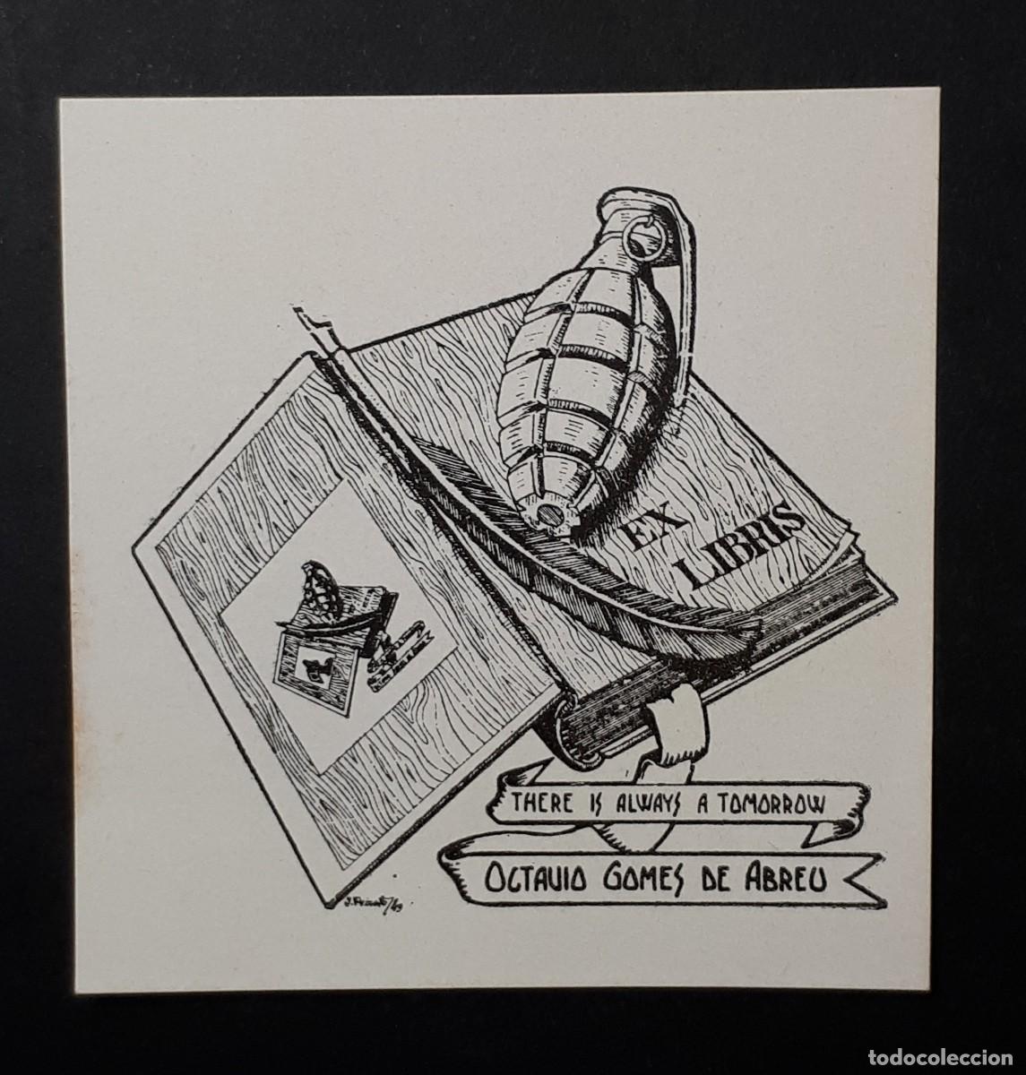 Arte: EX- LIBRIS.- OCTAVIO GOMES DE ABREU. ARTE. LIBROS - Foto 1