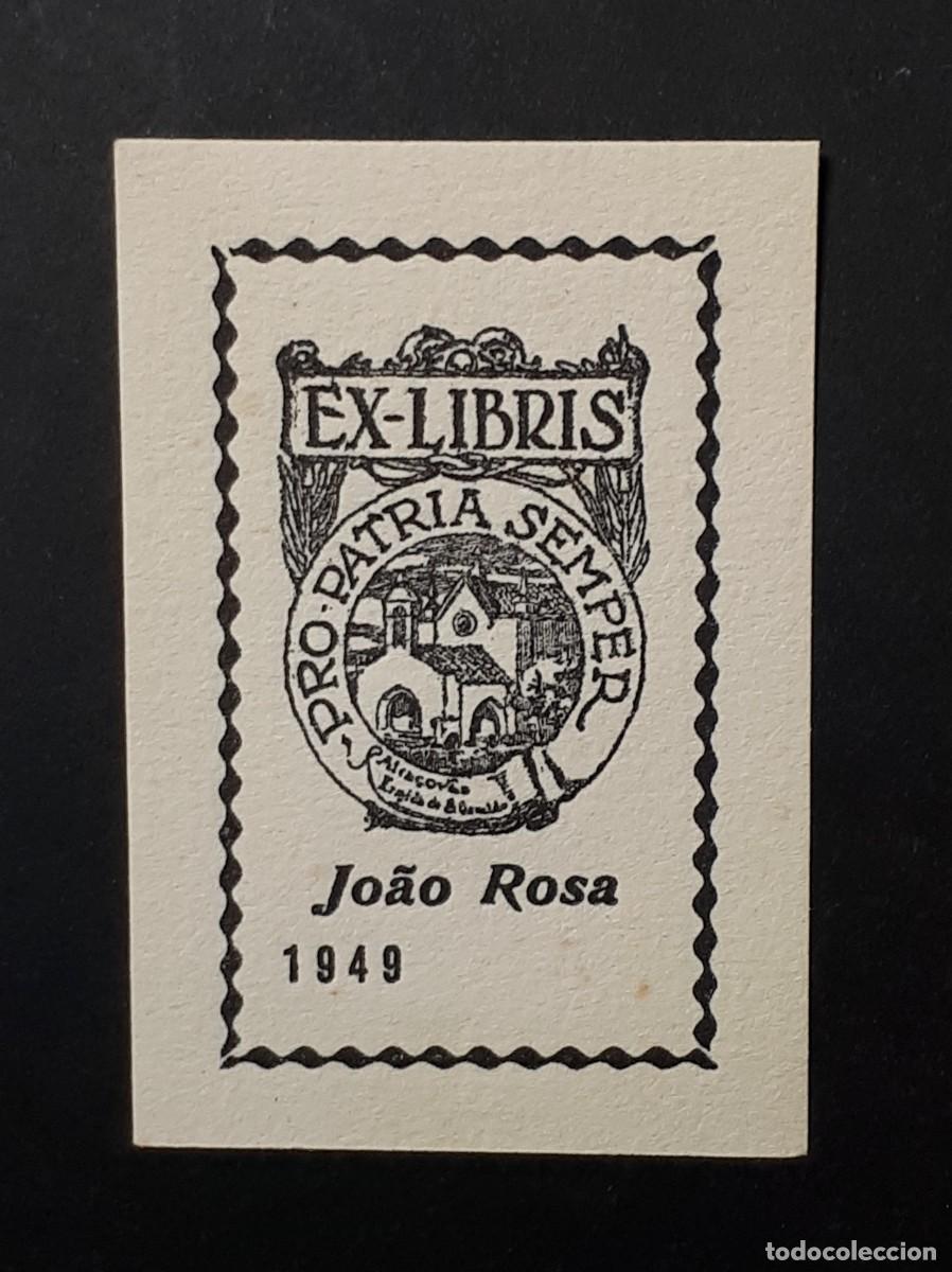 Arte: EX- LIBRIS.- JOAO ROSA. ARTE. LIBROS. 1949 - Foto 1