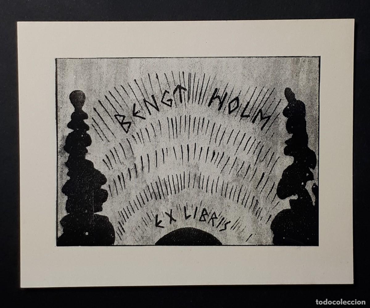 Arte: EX- LIBRIS.- BENGI HOLM. ARTE. LIBROS - Foto 1