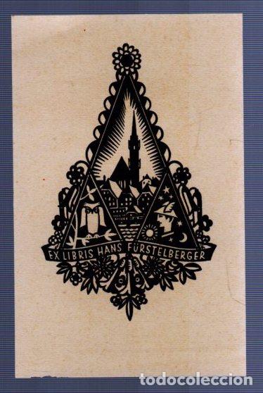 Arte: EXLIBRIS HANS F&Uuml;RSTELBERGER. C. 1930 - Foto 1