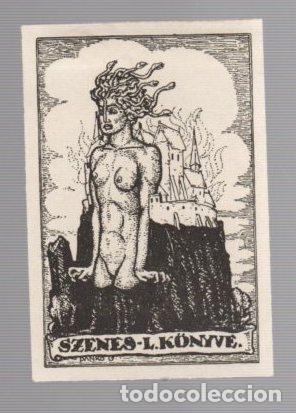 Arte: EXLIBRIS SZENES-L. KONYVE. HUNGRIA, C. 1920 - Foto 1