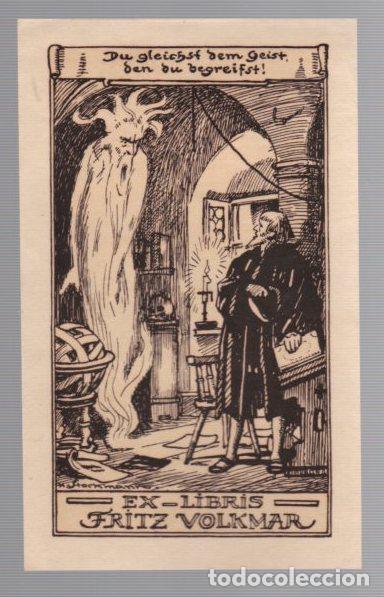Arte: EXLIBRIS FRITZ VOLKMAR. STOCKMANN. C. 1925 - Foto 1