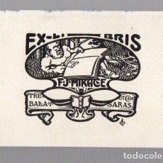 Arte: EXLIBRIS F.J. MIRACLE C. 1920