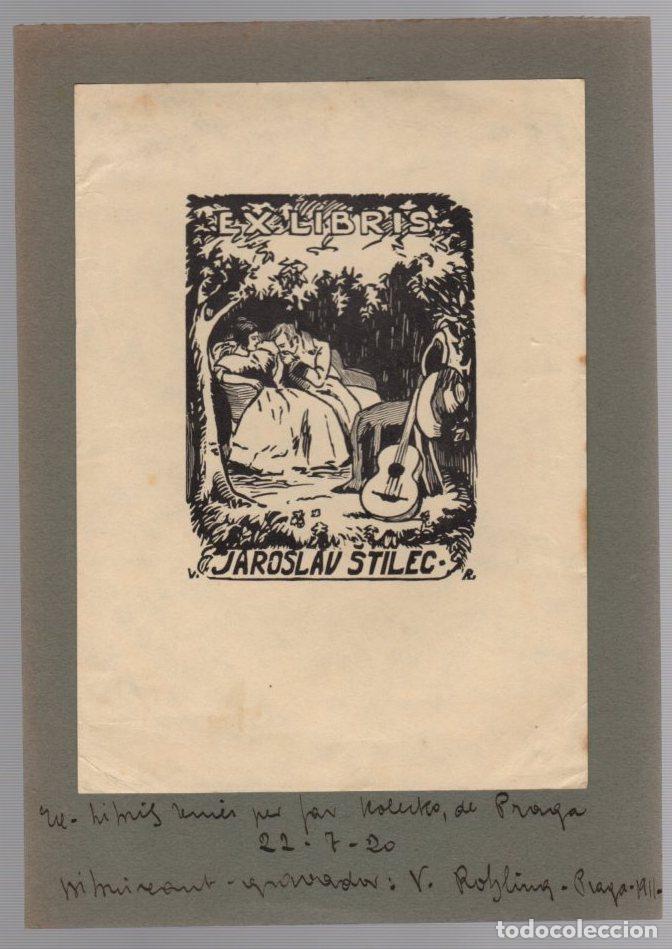 Arte: EXLIBRIS JAROSLAV STILEC. PRAGA. 1920 - Foto 1