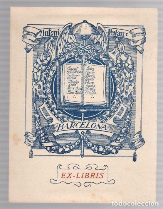 Arte: EXLIBRIS UNFONI PALAU BARCELONA - Foto 1